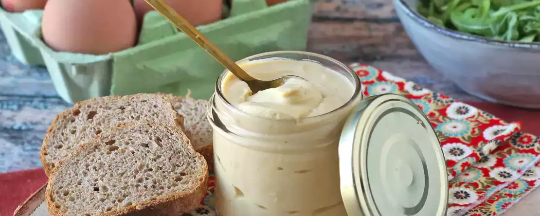 Haşlanmış yumurta proteinli mayonez: hafif, lezzetli ve yağsız