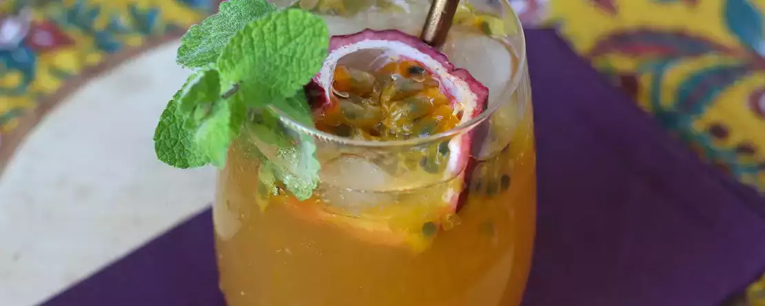 Çarkıfelek meyveli buzlu çay