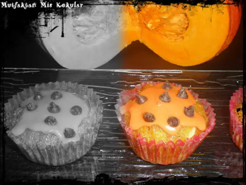 Balkabakli Ve File Bademli Muffin'cikler - fotoğraf 3