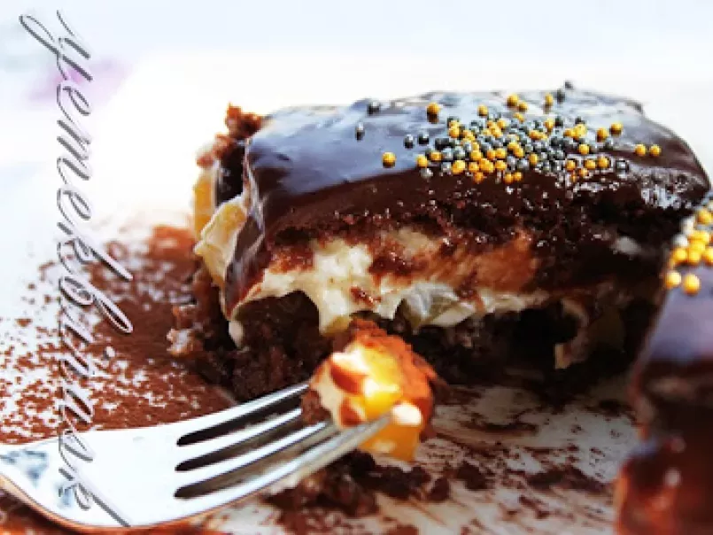 Mangolu Çikolatalı Pasta - fotoğraf 2