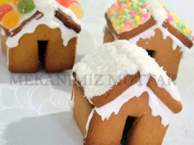 Mini Zencefilli Kurabiye Evi ( A Mini Gingerbread House ) - fotoğraf 3