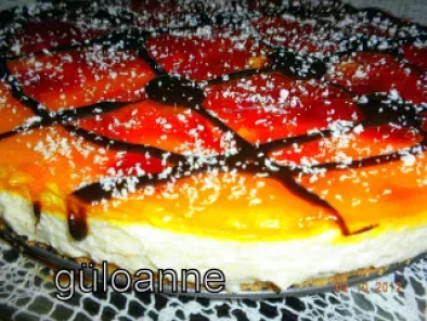 Narlı Ve Portakallı Nefis Çiz Kek - fotoğraf 2