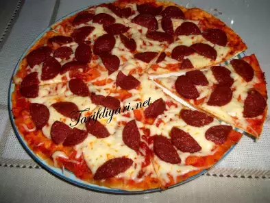 TORTİLLA EKMEĞİNDEN PİZZA(lavaş pizza)