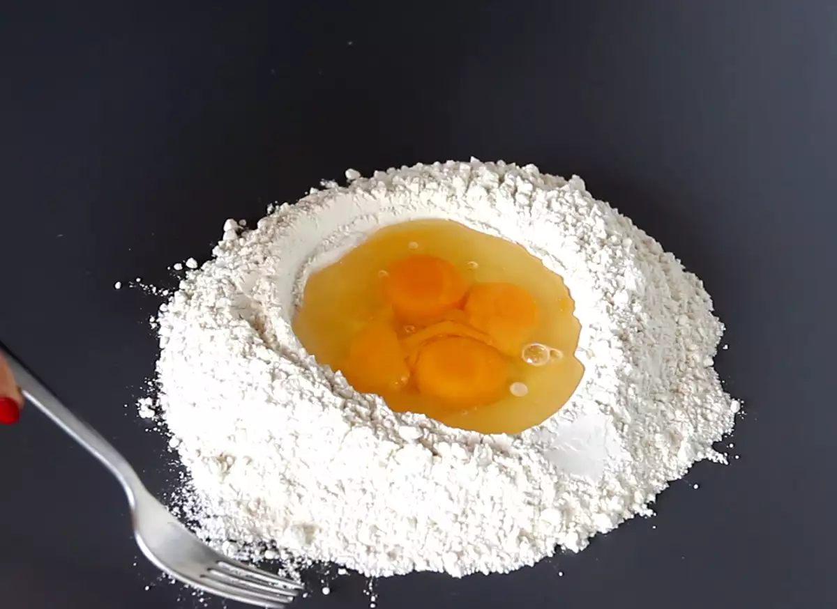 1. malzemeleri karıştırın