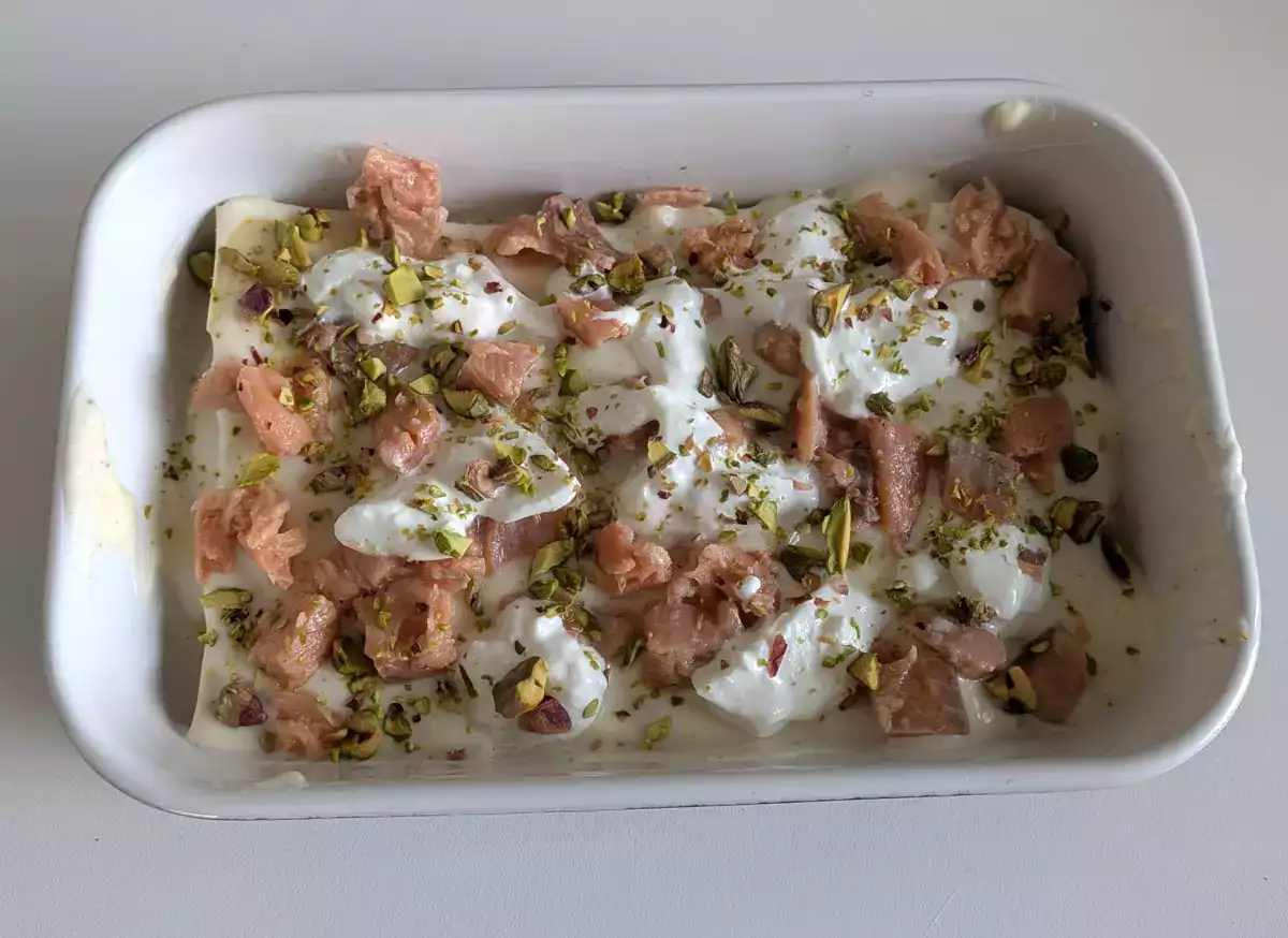 4. Lazanyayı birleştirin