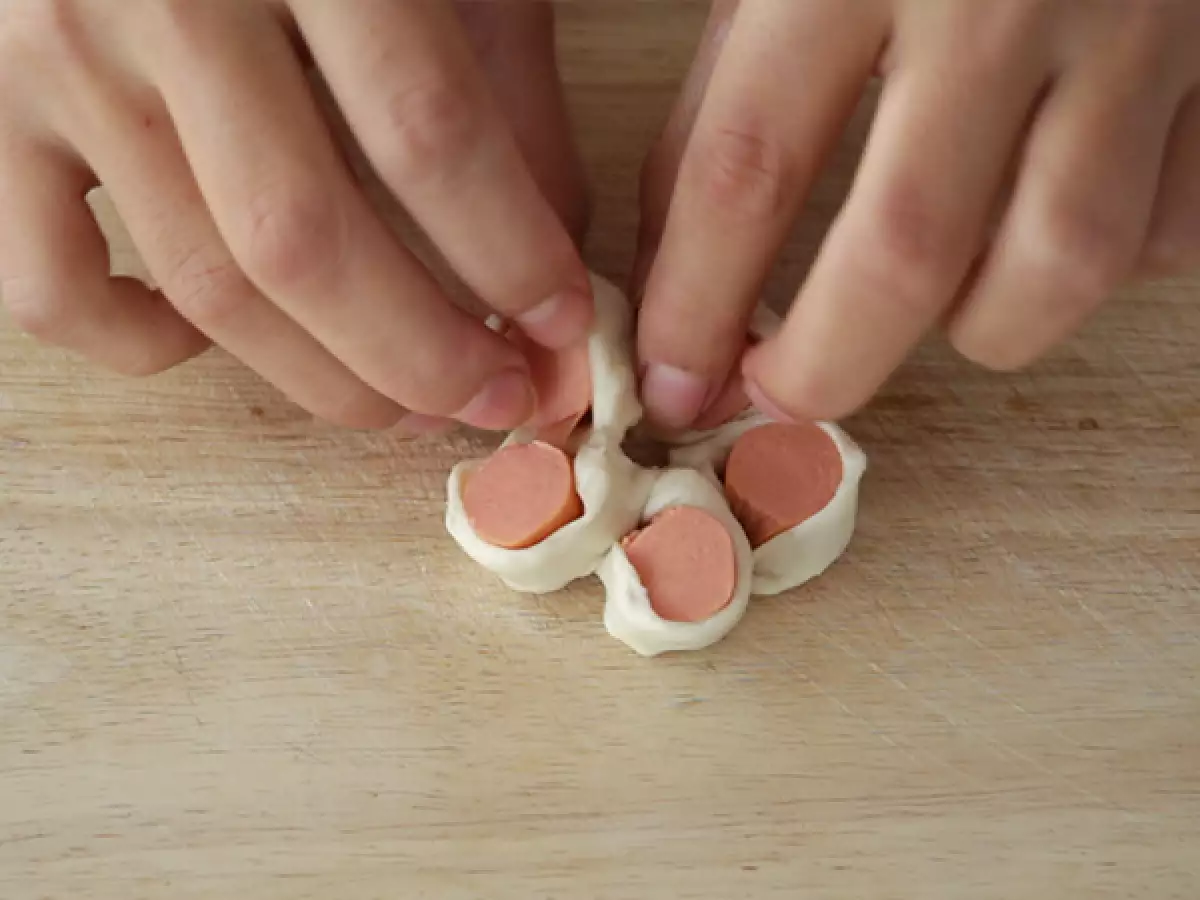 9. Çiçek - Yenilebilir milföy hamuru yaprakları