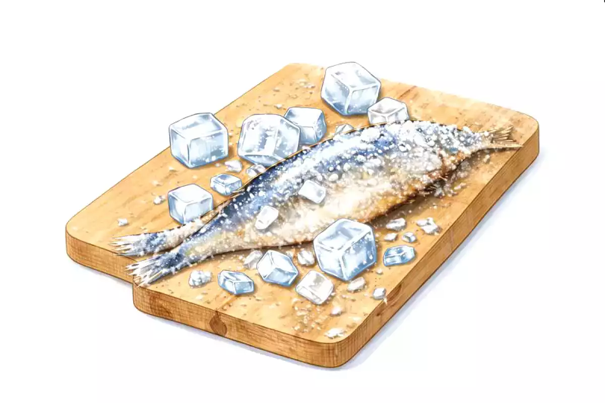 4. Kısmen dondurulmuş sardalya: daha fazla sertlik, daha az hata