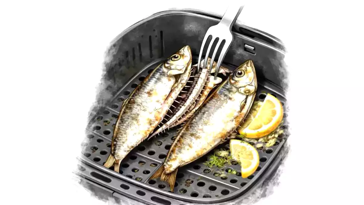 5. Fırın veya fritöz tekniği: omurga doğal olarak gevşer