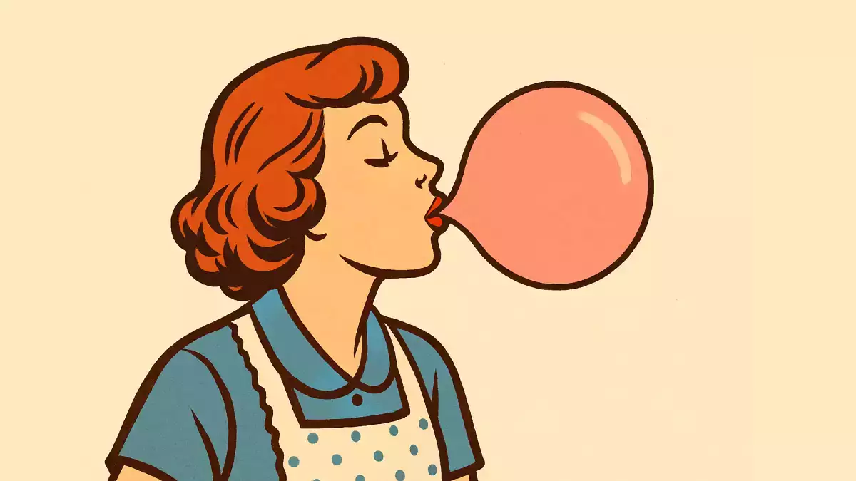 Sakızınızı yutmayın, midenize yapışır.