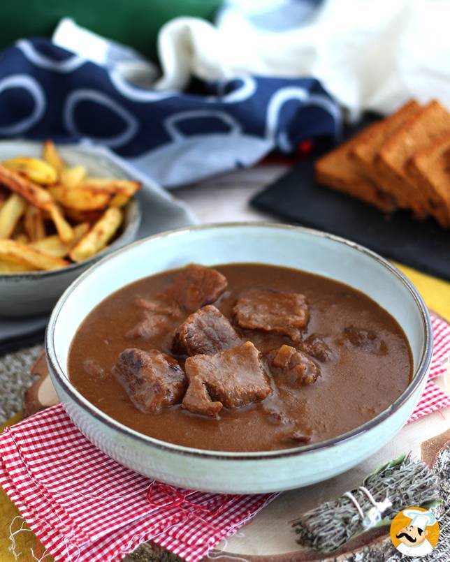 Carbonnade Flamande (bira soslu et) rbon