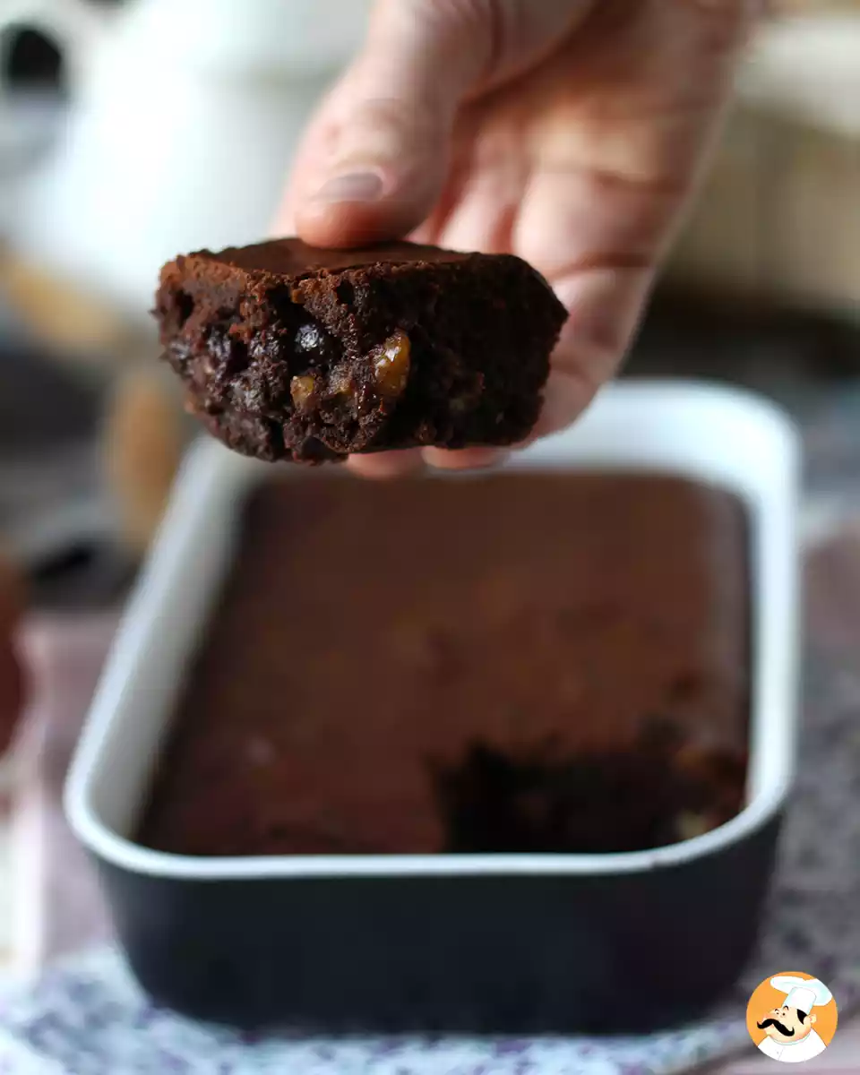 1. Fritözde çikolatalı brownie