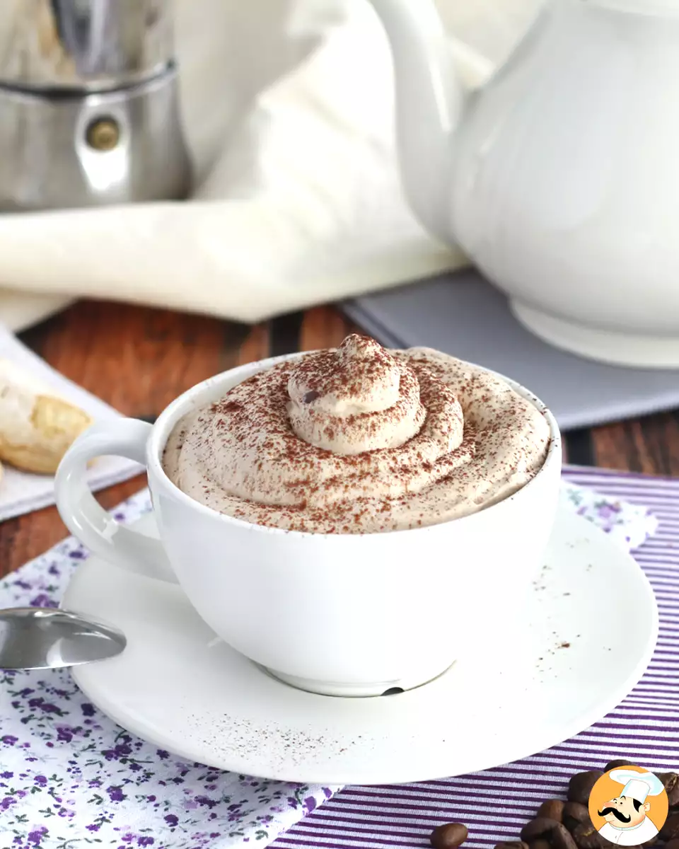 6. Kremalı buzlu cappuccino