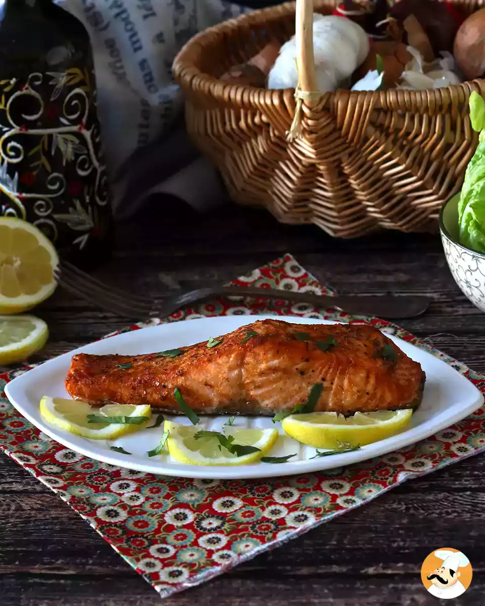 2. Fritözde somon balığı