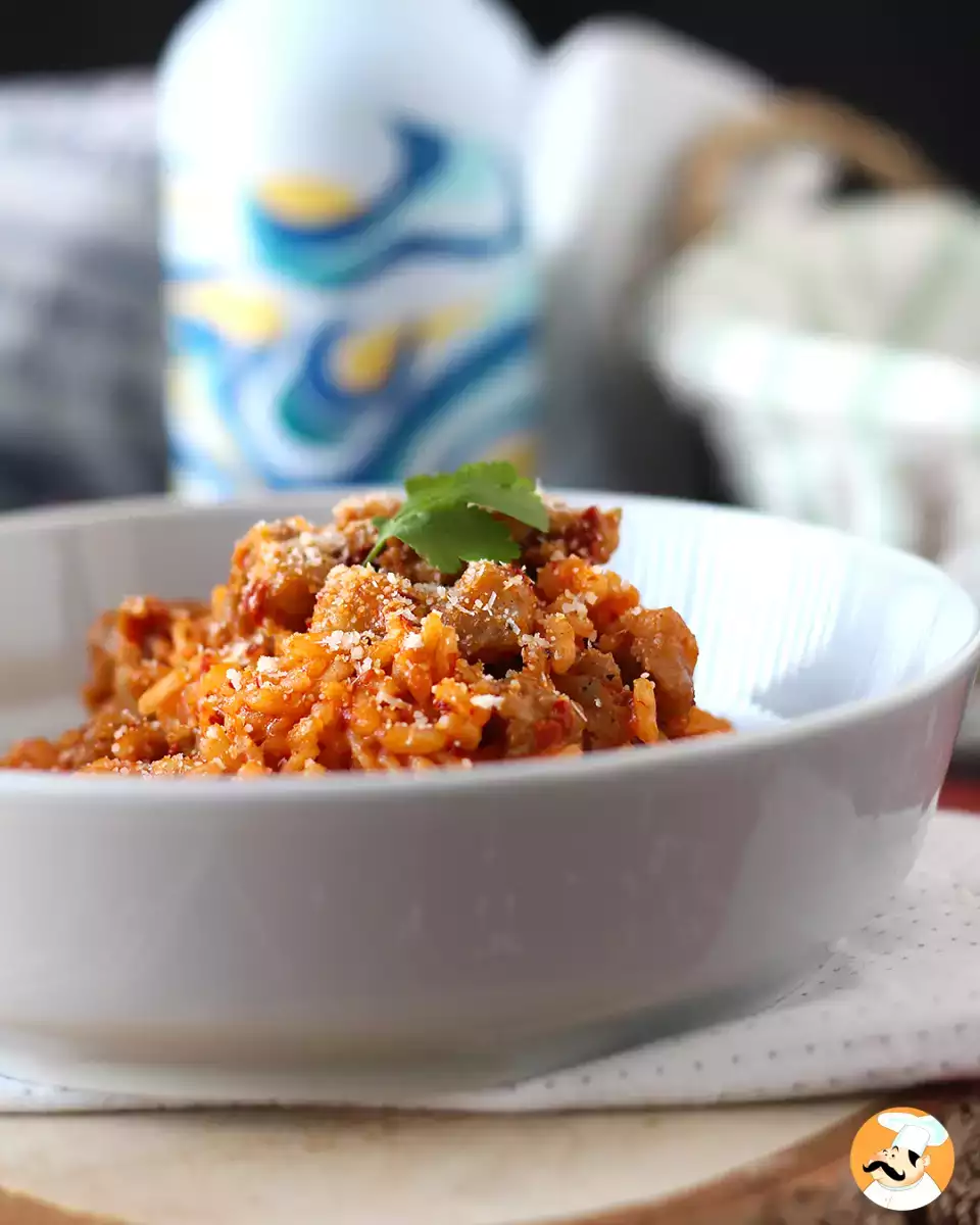 7. Risotto 'nduja ve sosis