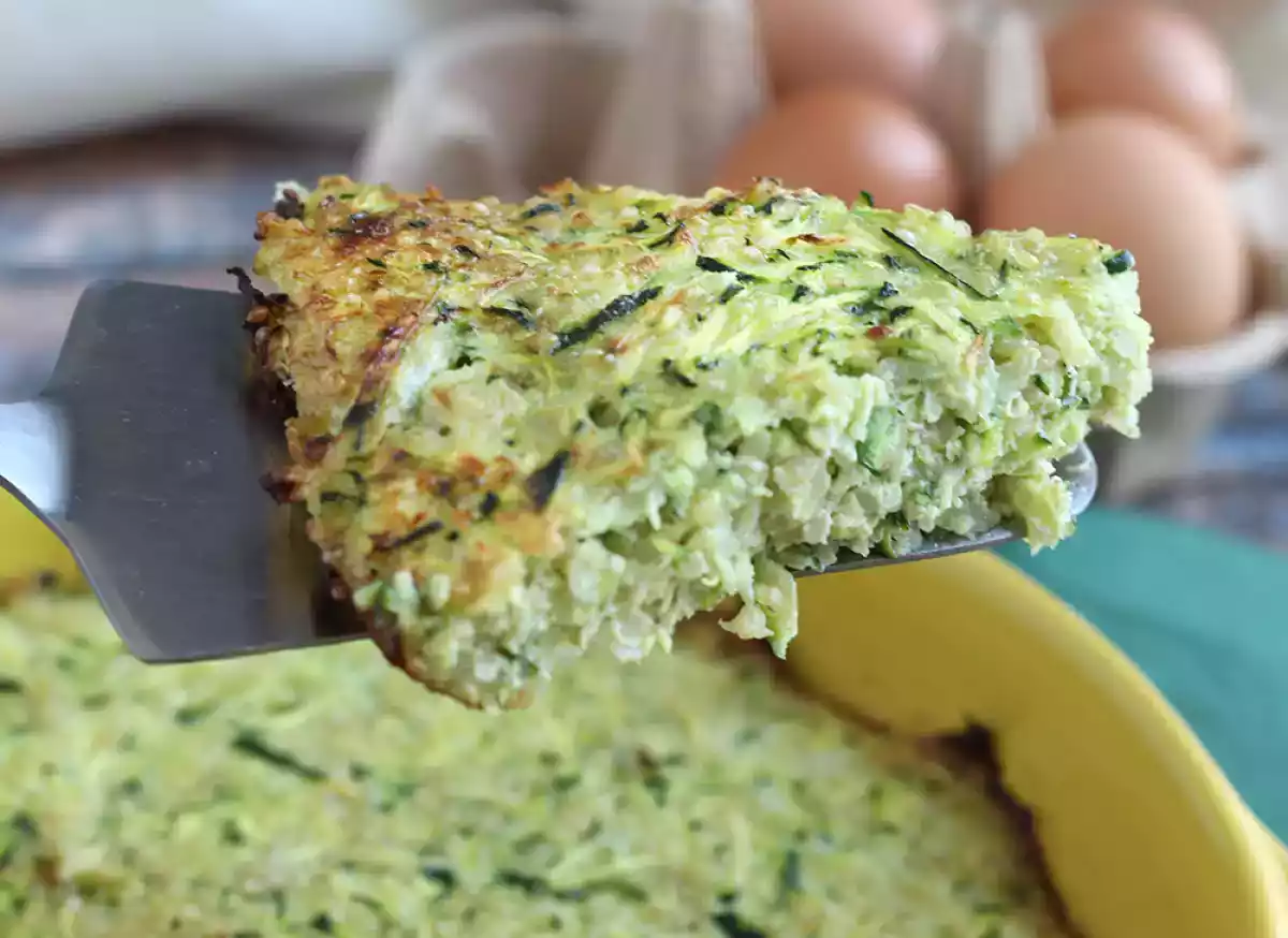 6. Kinoalı kabaklı fırında omlet