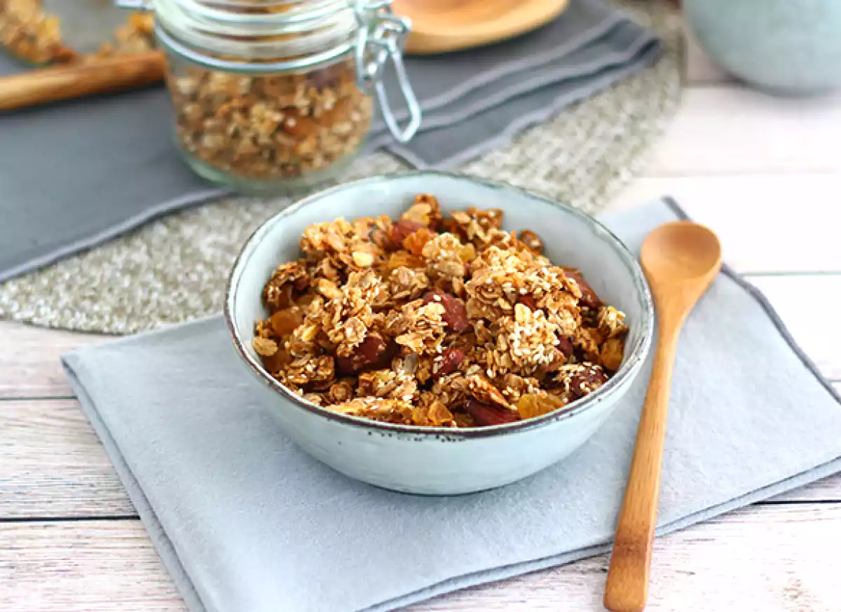 Ev yapımı granola hazır