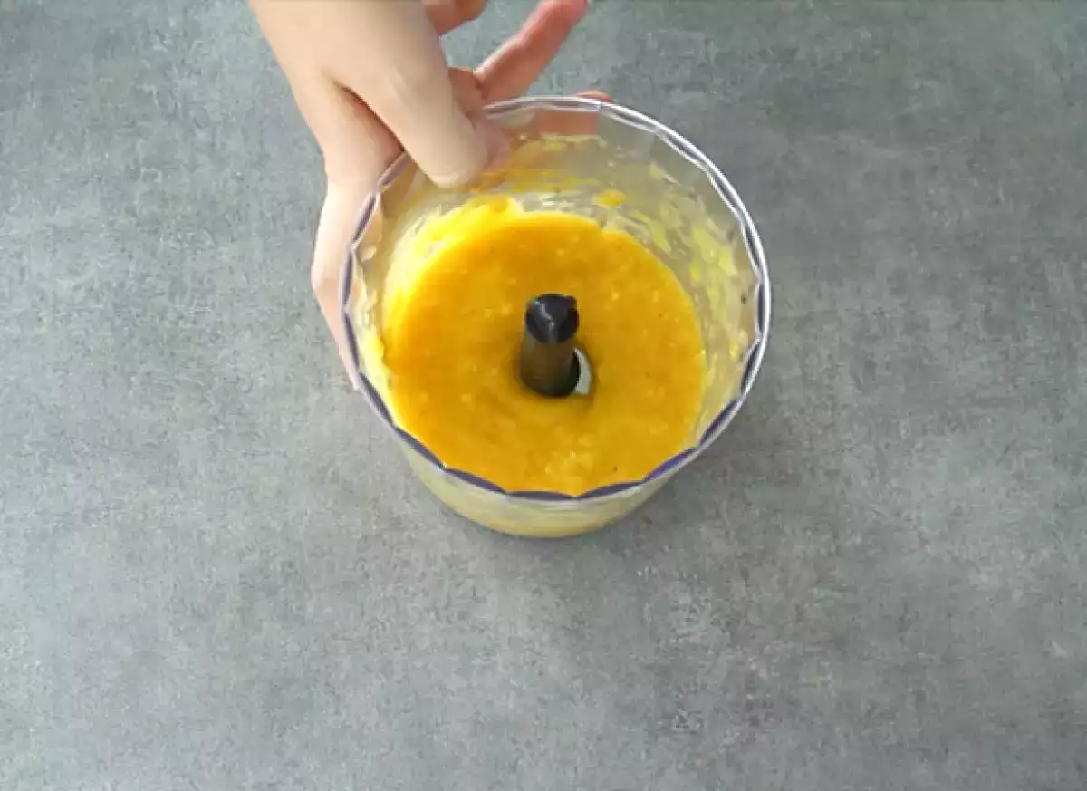 2. Mango püresini hazırlayın