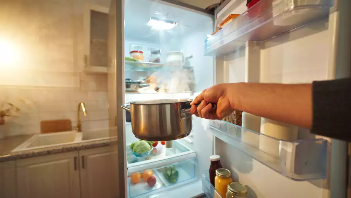 Neden içinde yemek artıkları olan bir tencereyi buzdolabına koymadan önce soğumaya bırakmak daha iyidir?