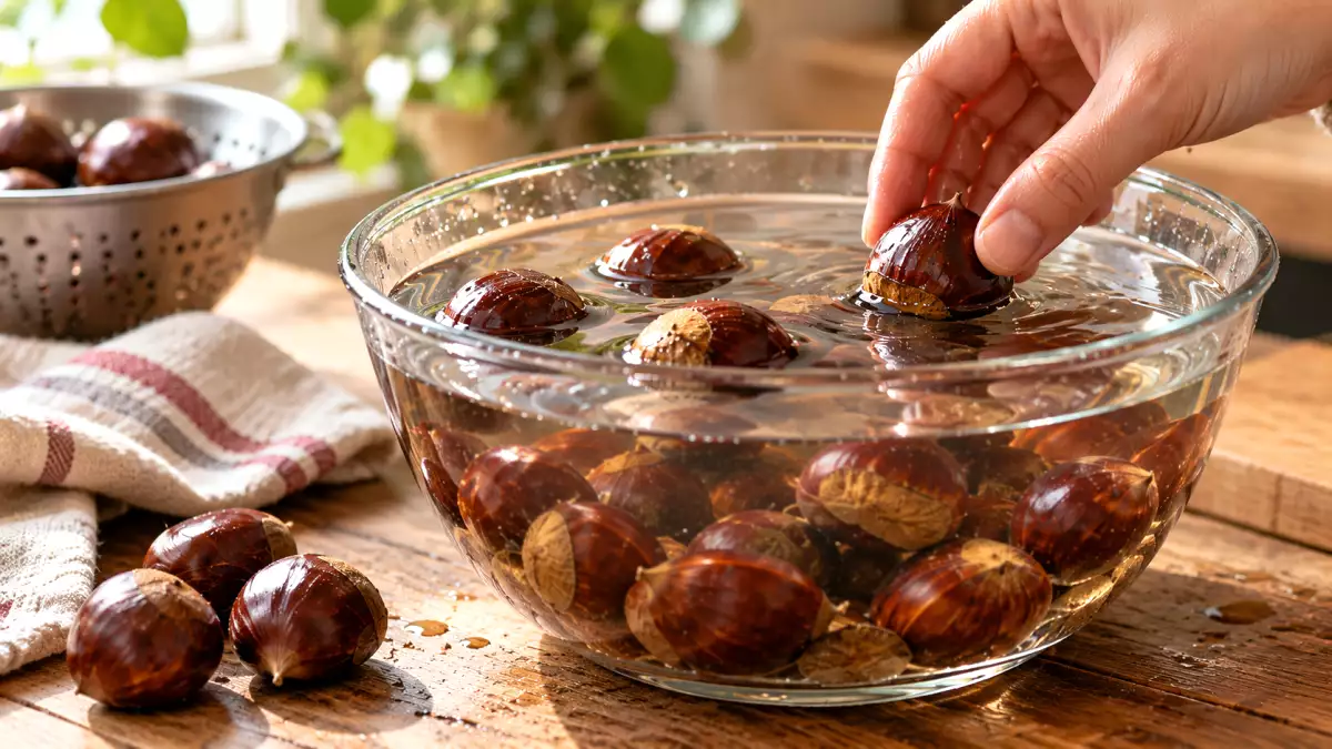 Bazı kestaneler neden yüzer? Pişirmeden önce suda bekletmek, ninelerin boşuna yaptığı bir şey değil