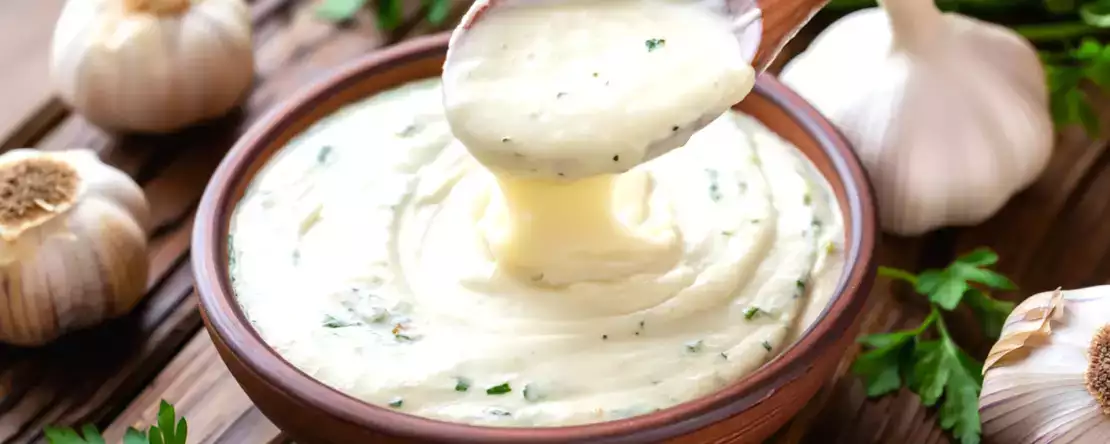 Mükemmel sarımsak sosu vardır ve neredeyse hiç kimse bunu doğru yapamaz
