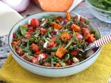Bu mercimek ve tatlı patates salatası, yeni favoriniz olacak hızlı ve besleyici bir seçenektir