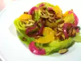 Tarif Portakallı ılık lahana salatası