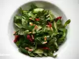Tarif Ispanak - tere ve naneli salata........