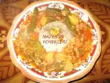 Tarif Yeşi̇l fasuli̇ye, patates, tavuk kiymali yemek