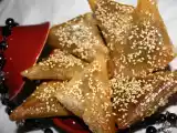 Tarif Yesil fistik/badem'li balli muska tatlisi