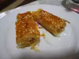 Tarif Baklavalık yufkadan, patatesli-kıymalı börek