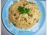 Tarif Somon fümeli̇, kapari̇ soslu spagetti̇