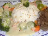 Tarif Pilav, kış sebzesi ve kavurma