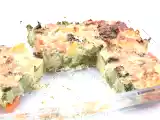 Tarif Peynir soslu fırında sebze