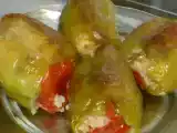 Tarif Firinda zeytinyagli biber dolmasi