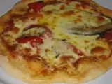Tarif Marine edilmis sebze-li pizza