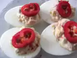 Tarif Ton balıklı yumurta dolması