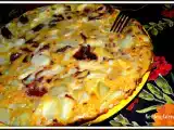 Tarif Patatesli̇ pastirmali omlet