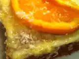 Tarif Portakal soslu kremalı kek