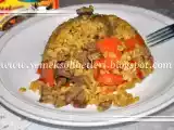 Tarif Kuşbaşı etli havuçlu bulgur pilavı