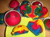 Tarif Rainbow cupcakes