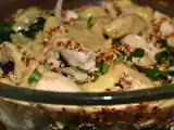 Tarif Tahi̇n soslu tavuklu salata