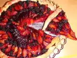 Tarif Erikli-böğürtlenli tart
