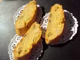 Tarif Antepfıstıklı ve bademli biscotti