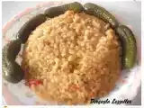 Tarif Kuru biberli sarımsaklı bulgur pilavı