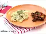 Tarif Üç biberli et sote ve mantarlı risotto