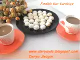 Tarif Fındıklı kar kurabiye ve teşekkürler keramika seramik