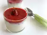 Tarif Çi̇lek soslu damla sakizli muhallebi̇