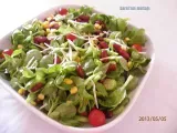 Tarif Meksika fasulyeli semizotu salatası