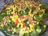 Tarif Mısırlı cevizli semizotu salatası