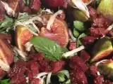 Tarif Sucuklu incirli salata